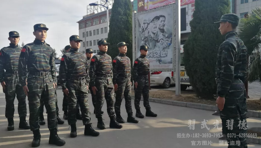 河南登封小龙武术学校预备役大队正式成立